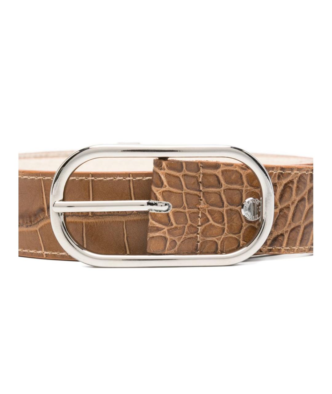 HERSKIND Коричневый кожаный ремень, фото 3