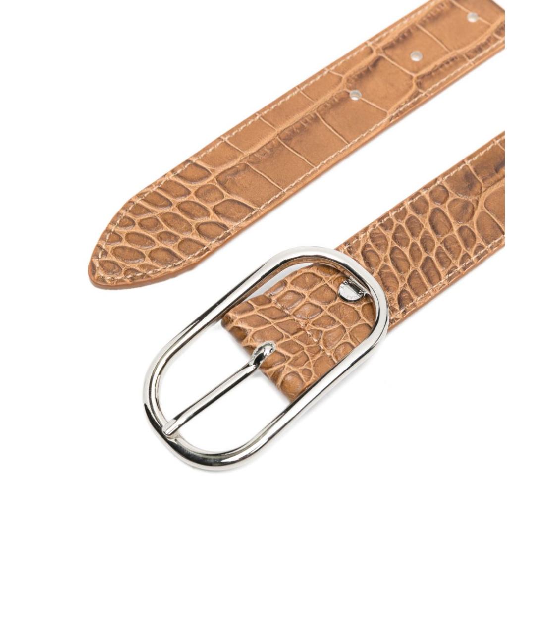 HERSKIND Коричневый кожаный ремень, фото 2