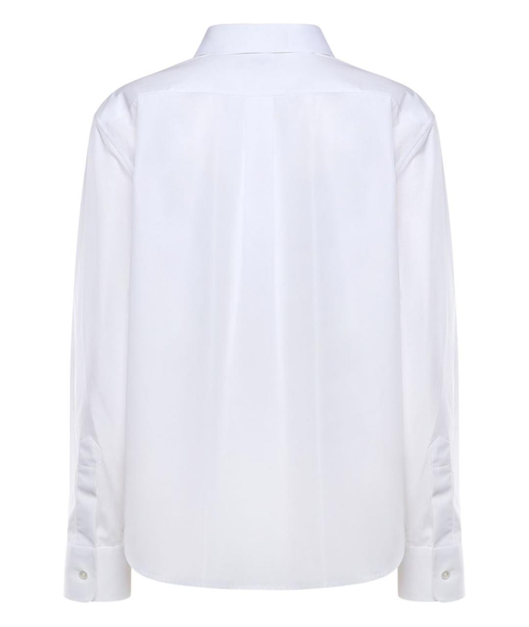 CELINE Белая хлопковая рубашка, фото 2