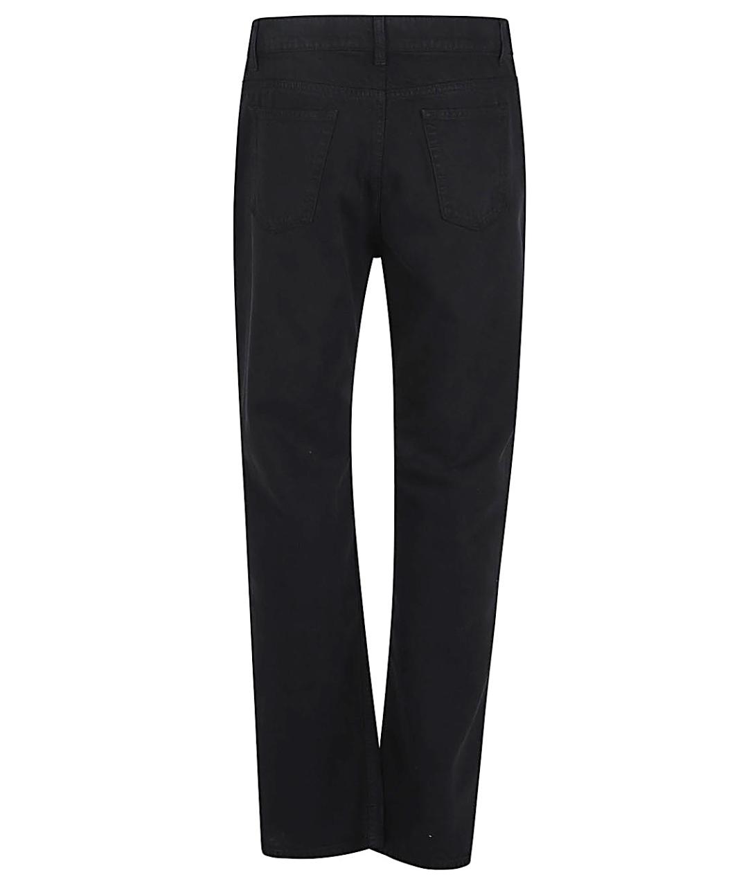 THE ROW Черные хлопковые прямые джинсы, фото 2