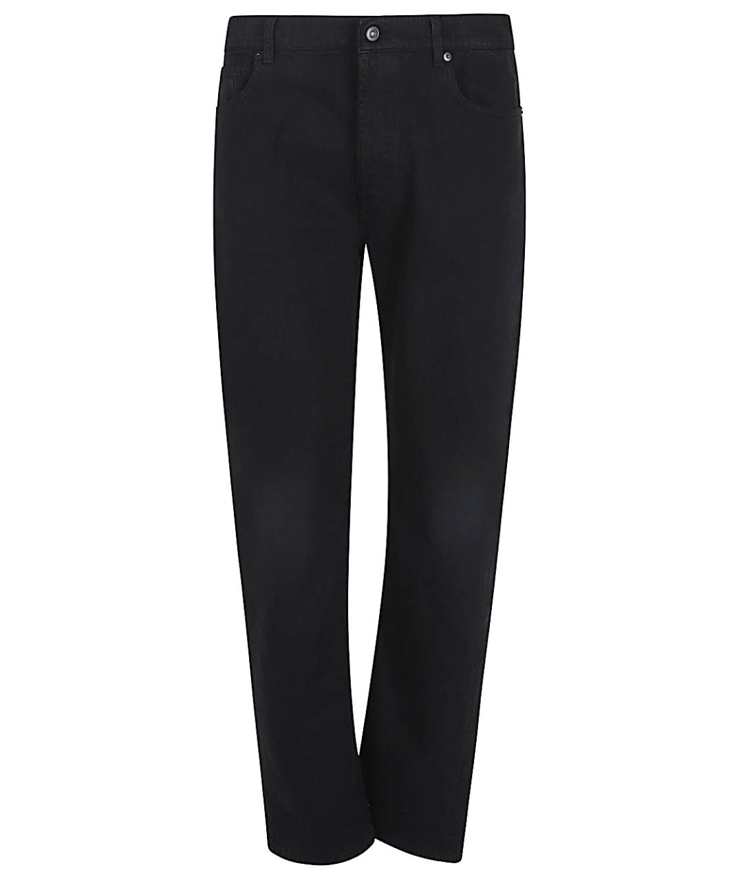 THE ROW Черные хлопковые прямые джинсы, фото 1