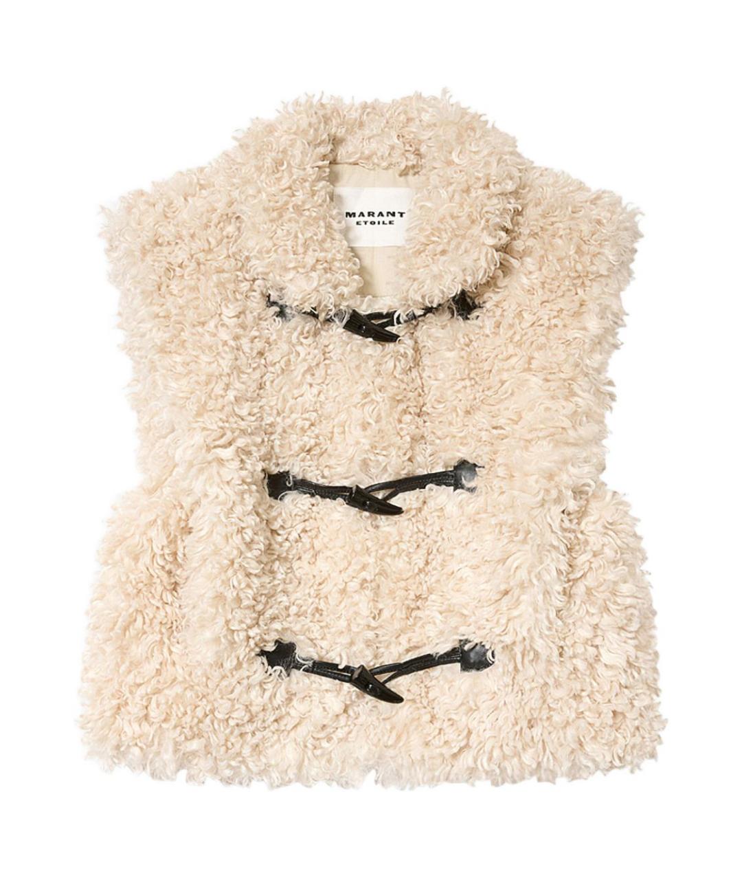 ISABEL MARANT ETOILE Бежевый полиэстеровый жилет, фото 1