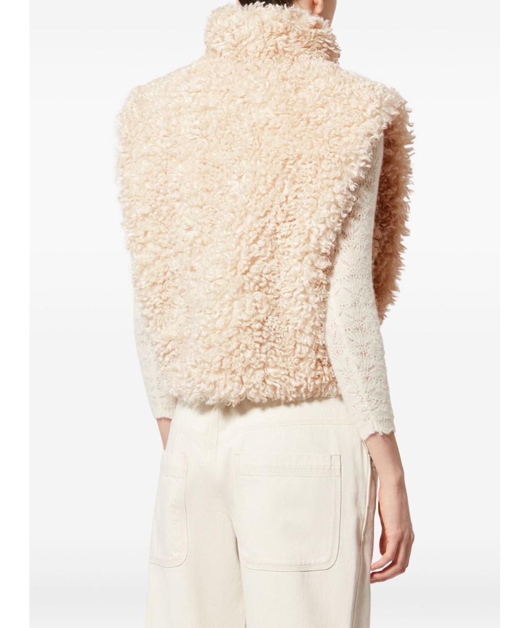 ISABEL MARANT ETOILE Бежевый полиэстеровый жилет, фото 2
