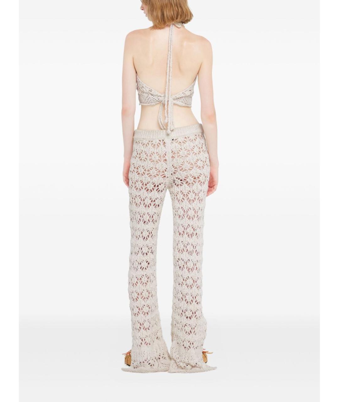 ALANUI Бежевая хлопковая майка, фото 3