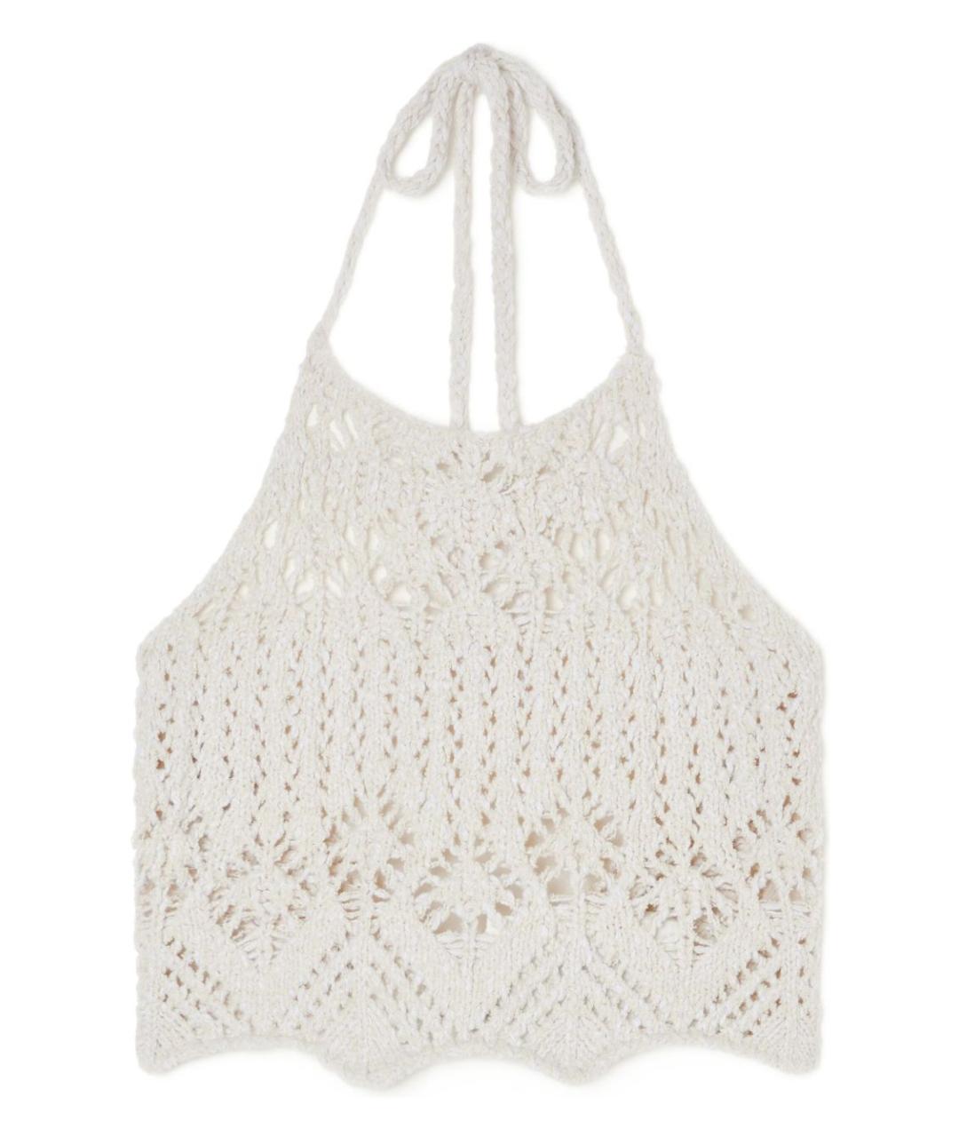 ALANUI Бежевая хлопковая майка, фото 1