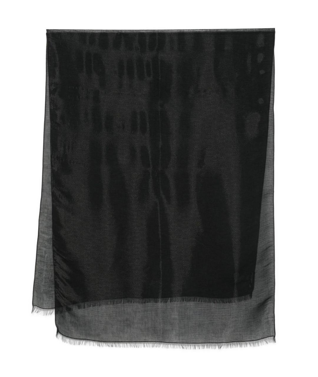 EMPORIO ARMANI Черный шарф, фото 1