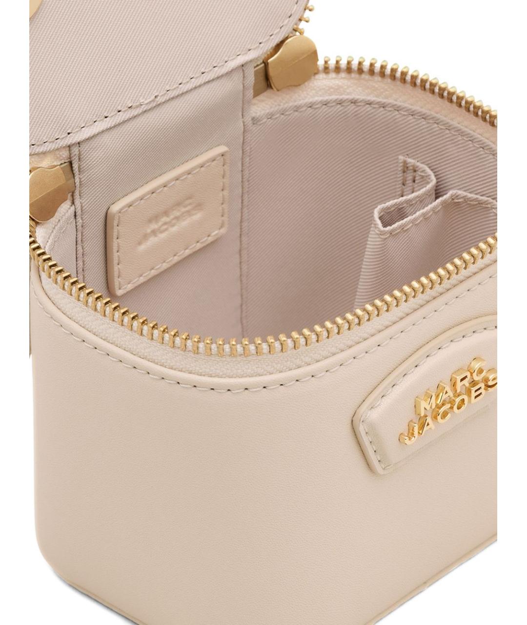 MARC JACOBS Бежевая кожаная сумка через плечо, фото 4