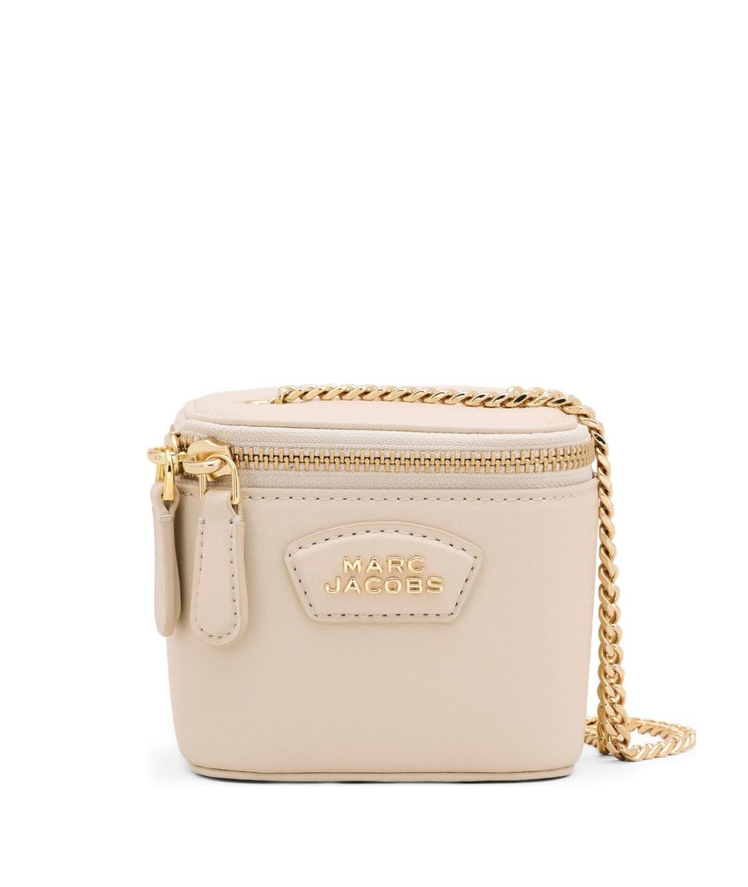 MARC JACOBS Бежевая кожаная сумка через плечо, фото 1