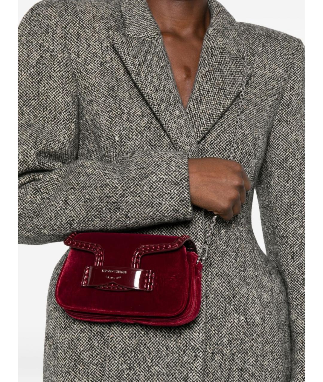 EMPORIO ARMANI Красная сумка через плечо, фото 4