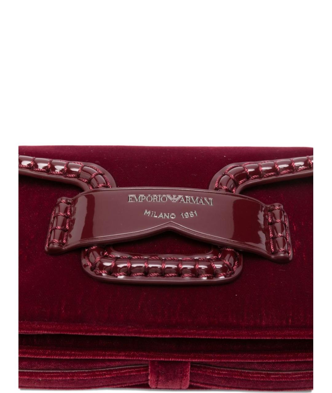 EMPORIO ARMANI Красная сумка через плечо, фото 3