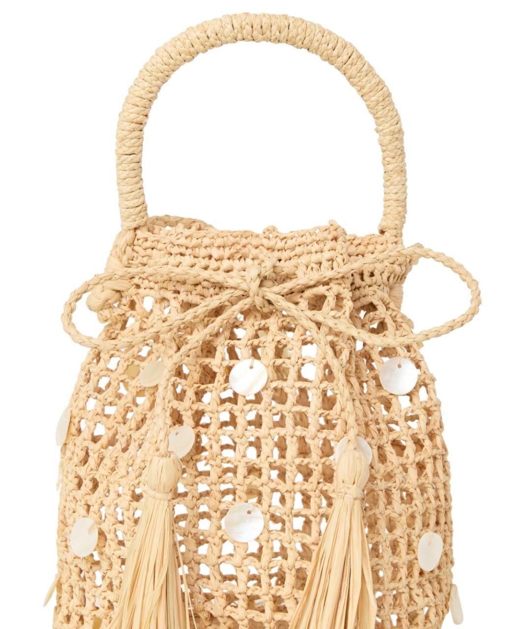 ALANUI Бежевая сумка с короткими ручками, фото 3