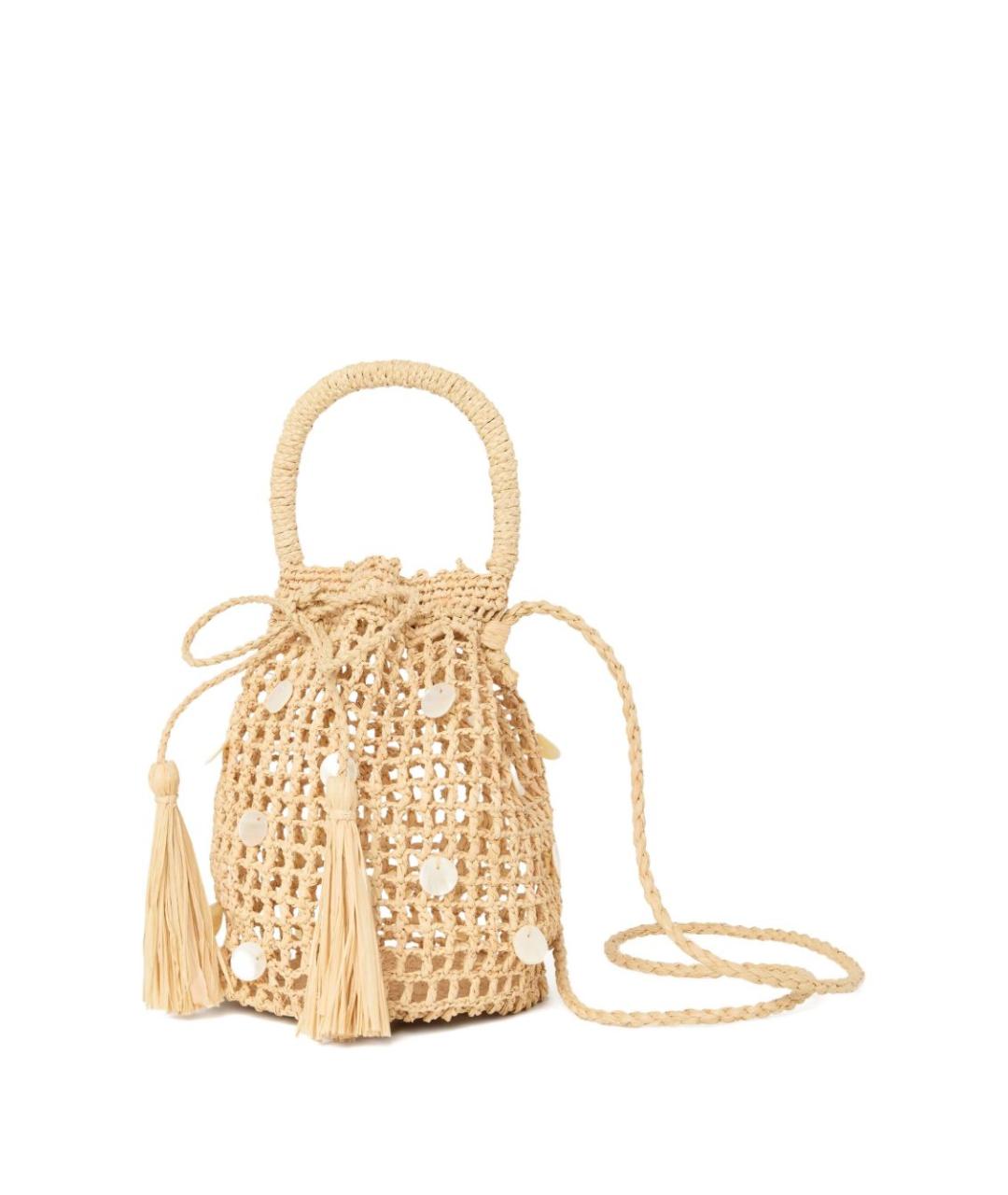 ALANUI Бежевая сумка с короткими ручками, фото 5