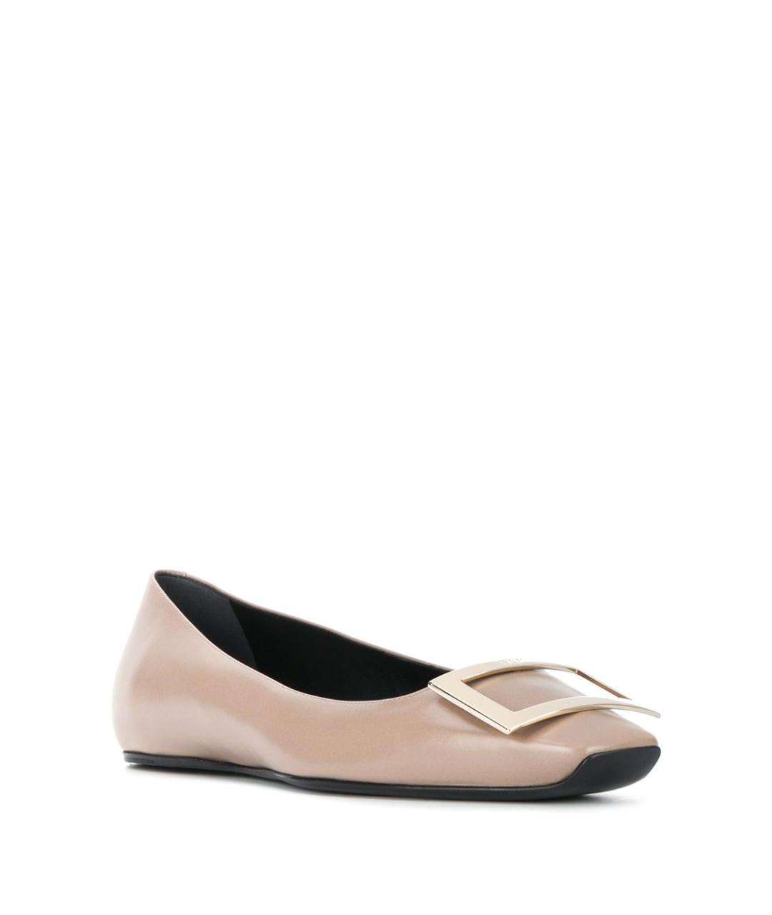 ROGER VIVIER Бежевые балетки, фото 4