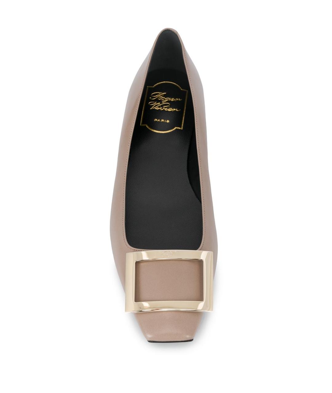 ROGER VIVIER Бежевые балетки, фото 2