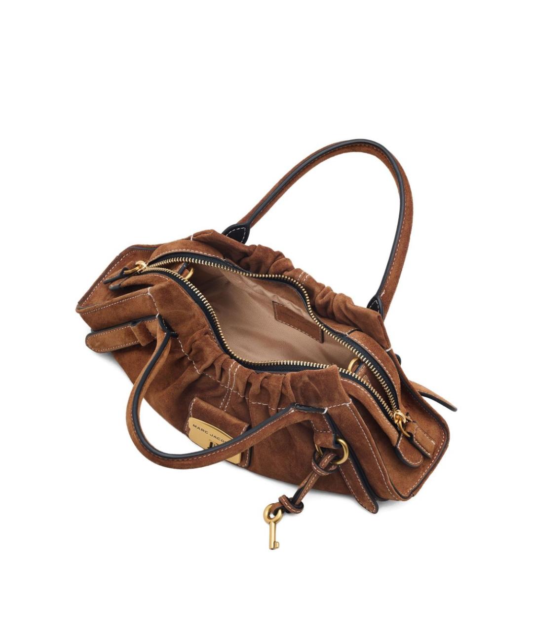MARC JACOBS Коричневая кожаная сумка через плечо, фото 3
