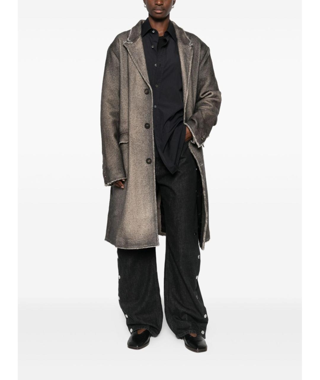 AVANT TOI Коричневое шерстяное пальто, фото 2