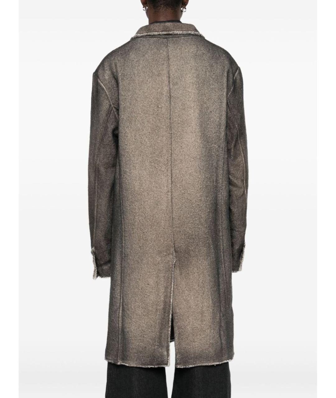 AVANT TOI Коричневое шерстяное пальто, фото 4