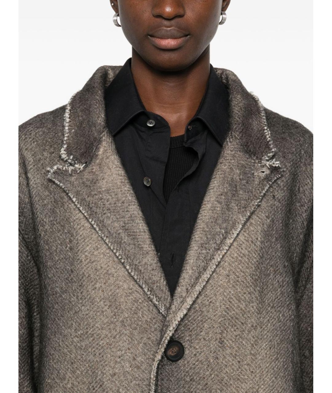 AVANT TOI Коричневое шерстяное пальто, фото 5