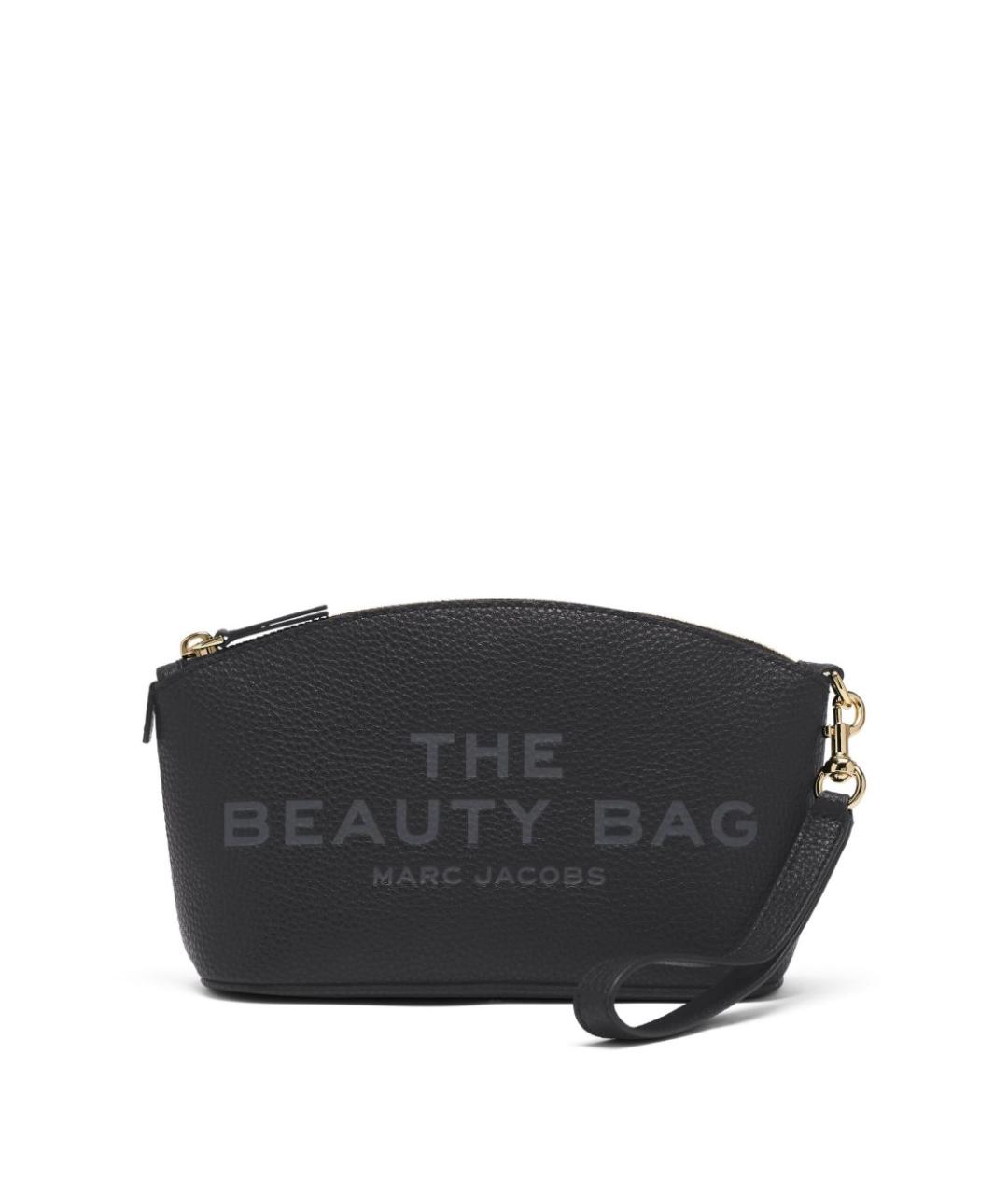 MARC JACOBS Черная кожаная косметичка, фото 3