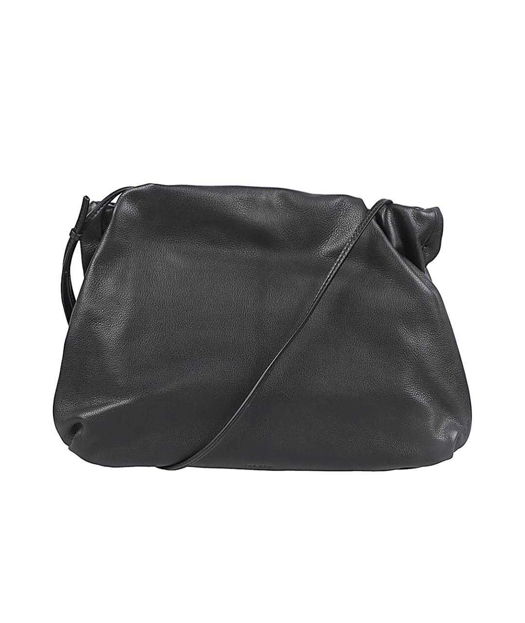 THE ROW Черная кожаная сумка через плечо, фото 2