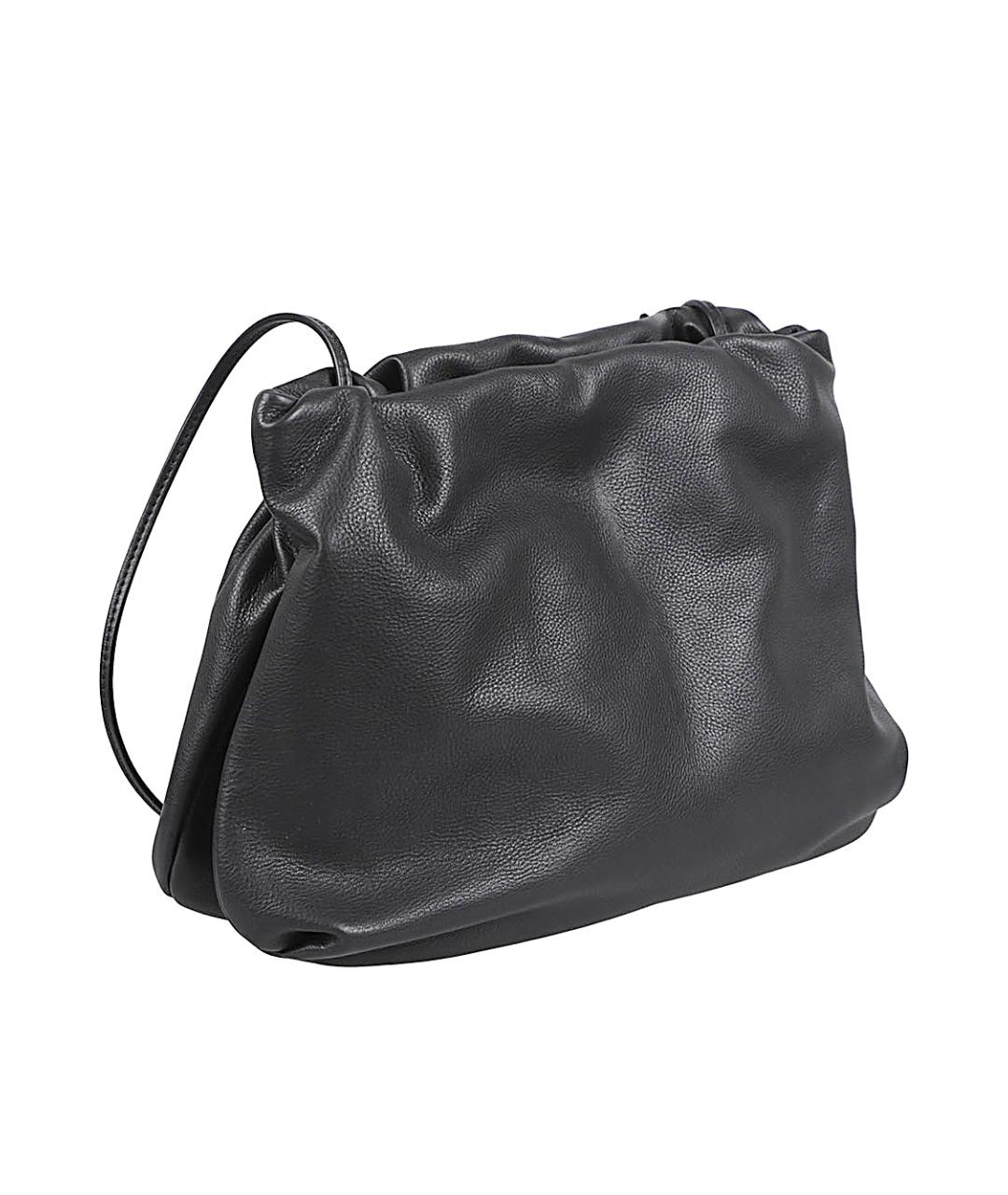 THE ROW Черная кожаная сумка через плечо, фото 3