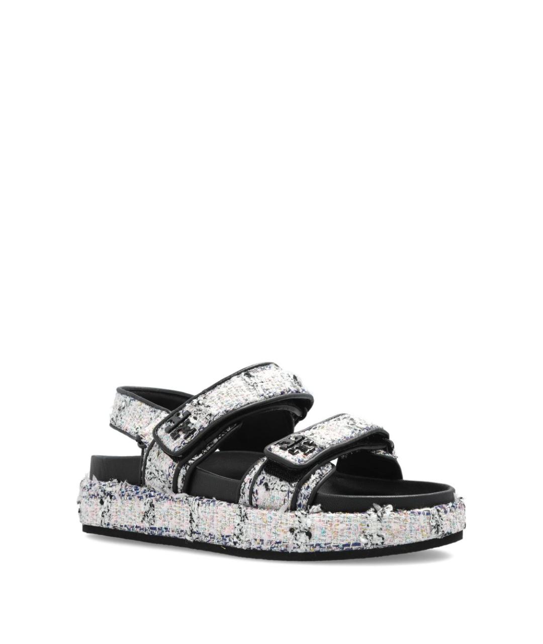 TORY BURCH Черные босоножки, фото 4