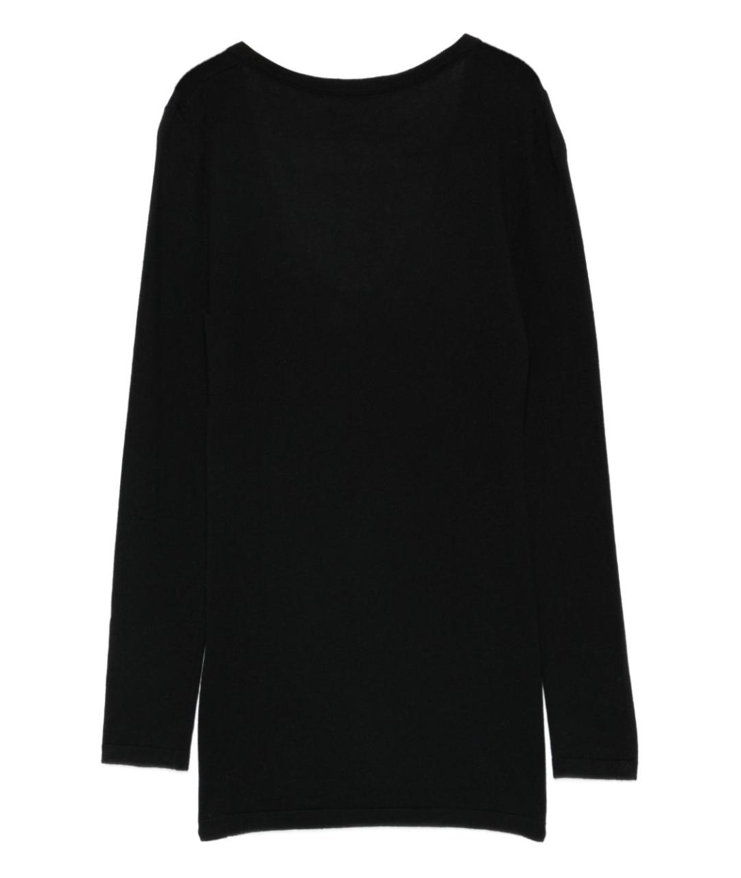 LISA YANG Черный хлопковый джемпер / свитер, фото 2