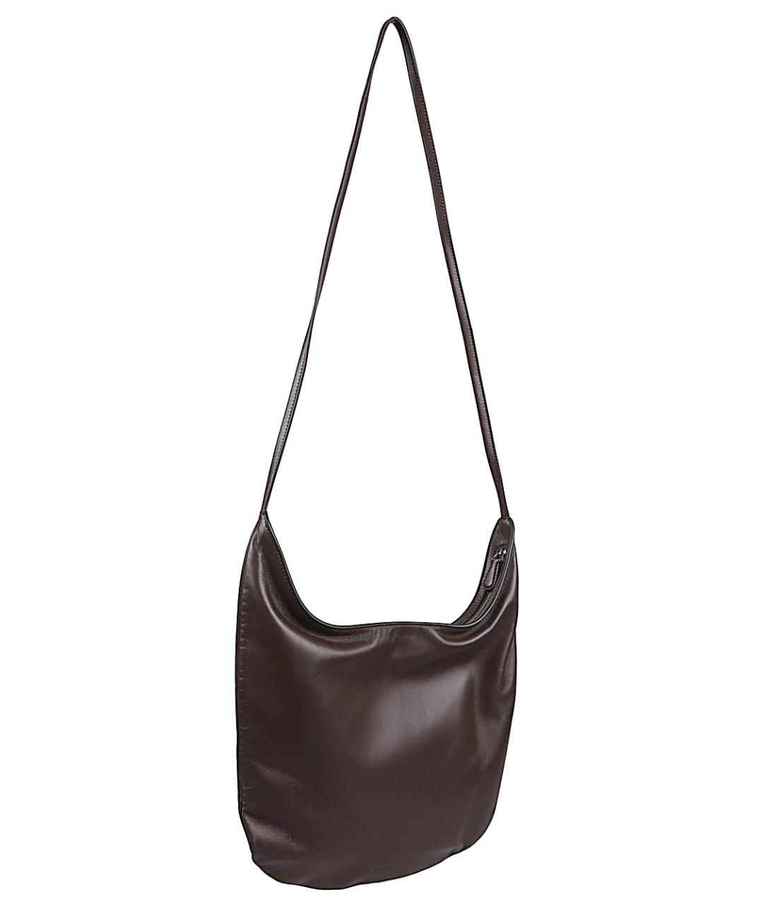 THE ROW Коричневая кожаная сумка тоут, фото 3