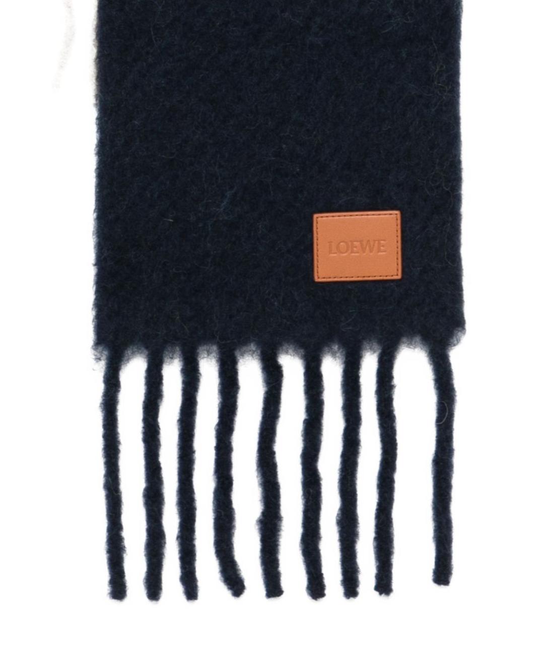 LOEWE Мульти шерстяной шарф, фото 2