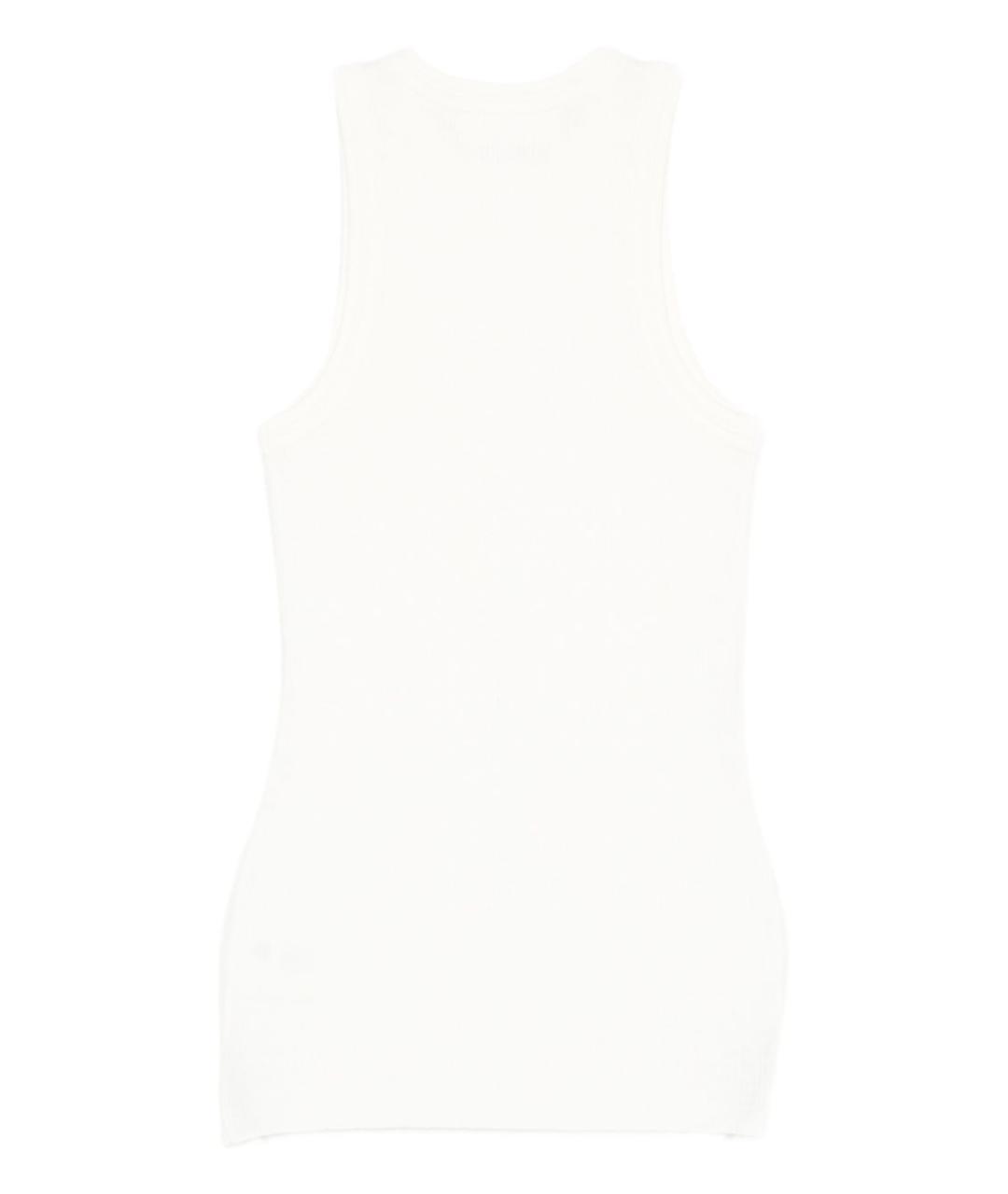 LISA YANG Белая хлопковая майка, фото 2