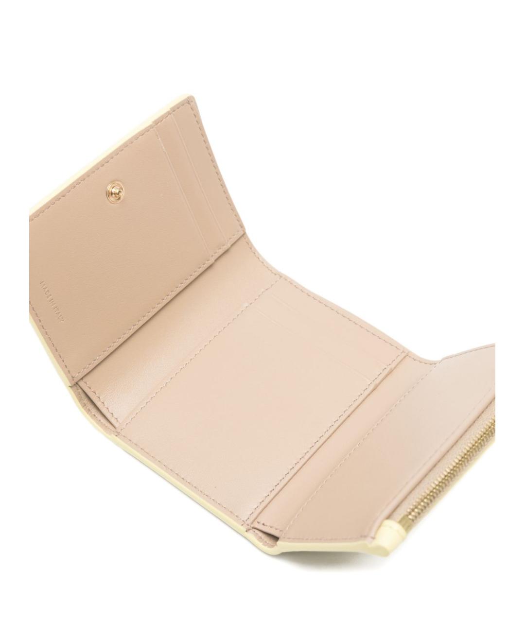 CELINE Желтый кожаный кошелек, фото 3