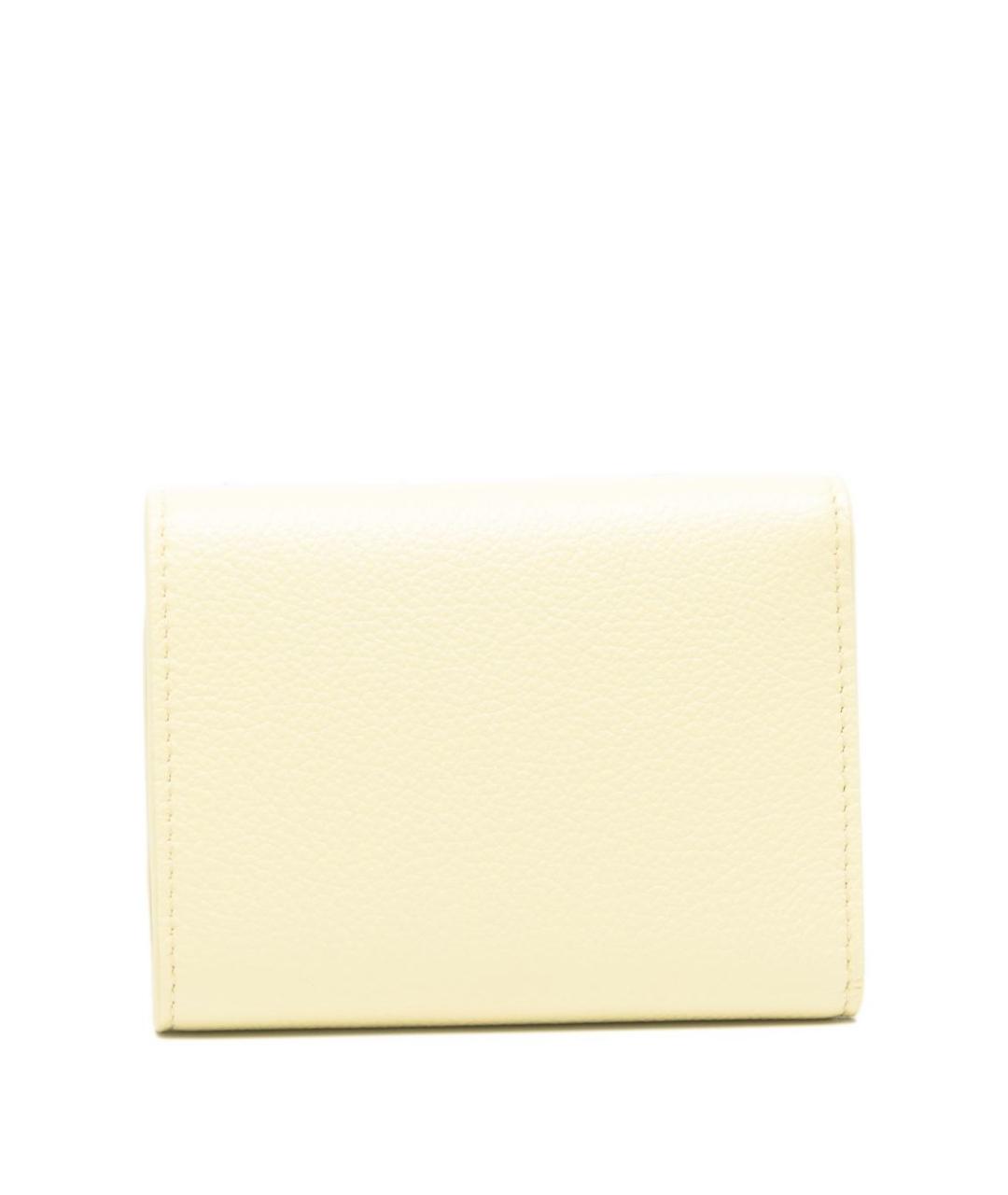 CELINE Желтый кожаный кошелек, фото 2