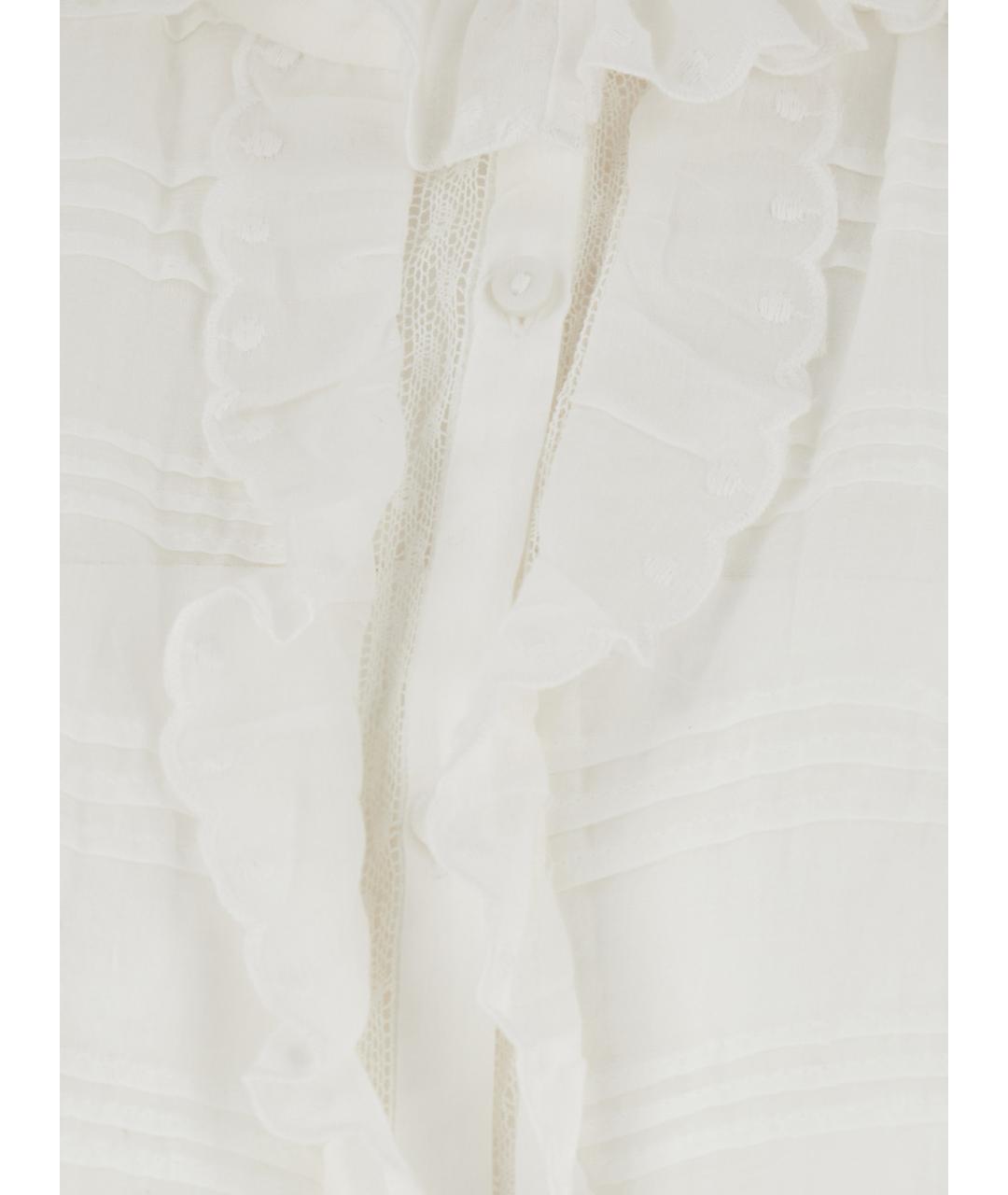 ISABEL MARANT Белая хлопковая блузы, фото 3