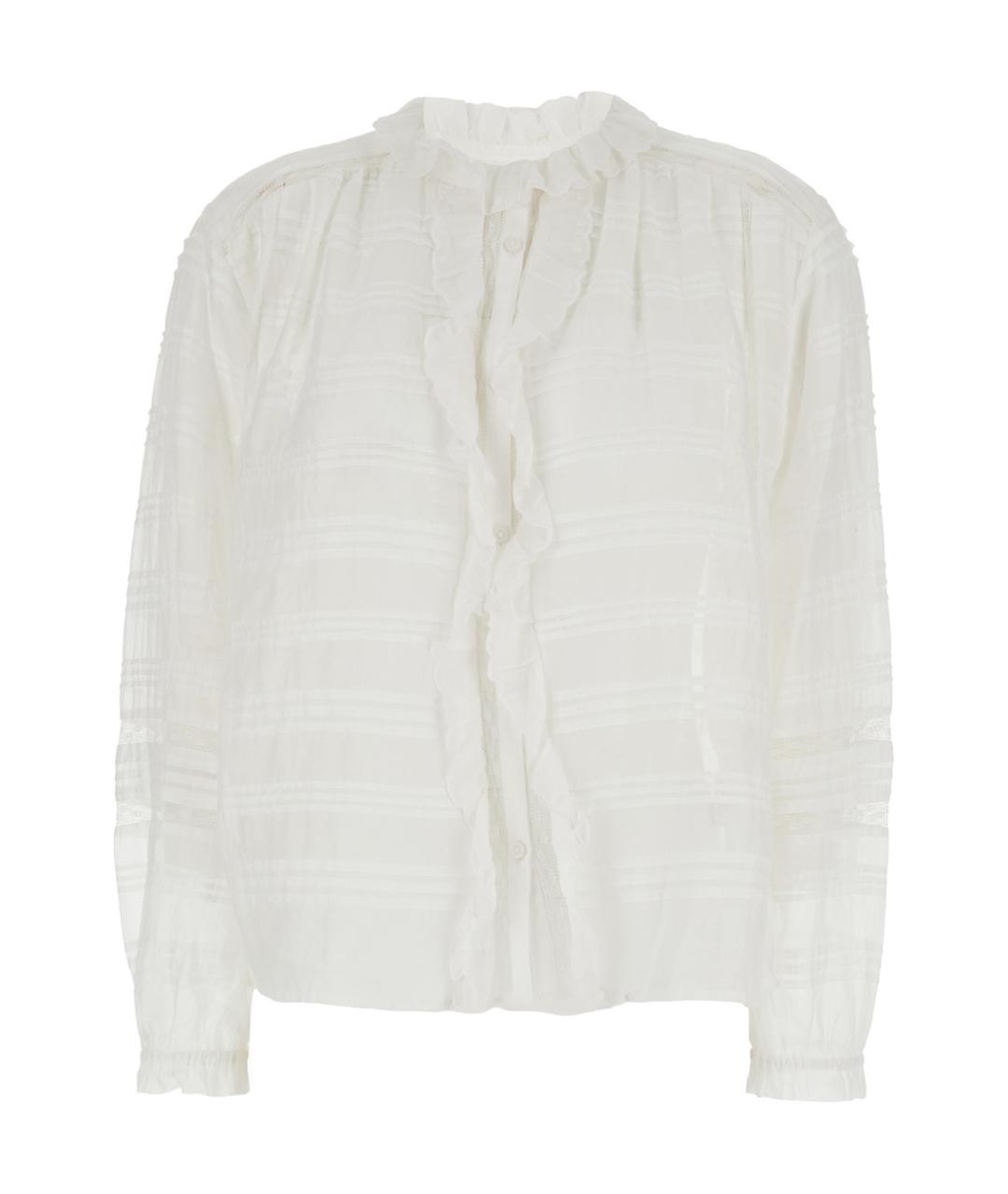 ISABEL MARANT Белая хлопковая блузы, фото 1