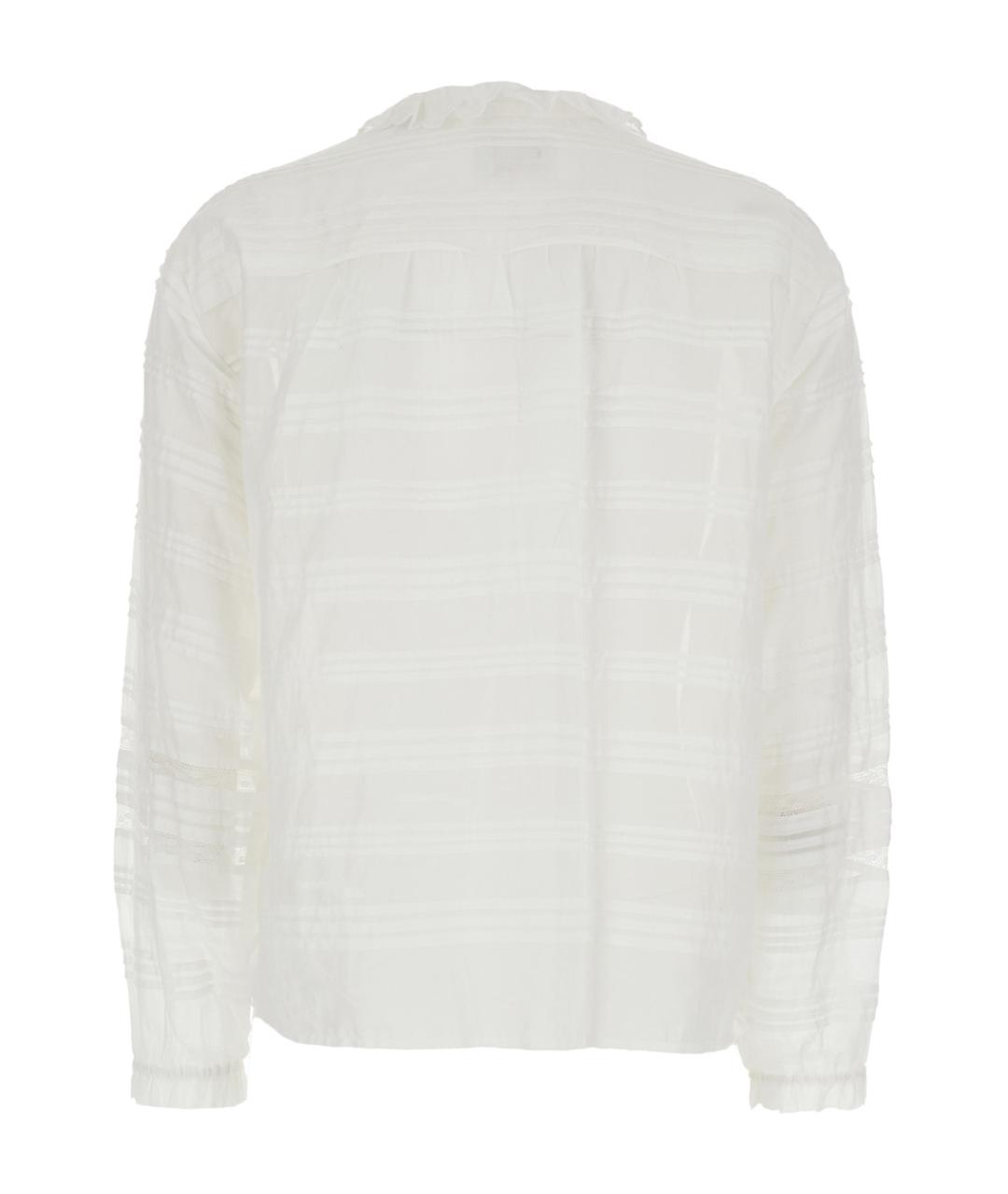 ISABEL MARANT Белая хлопковая блузы, фото 2