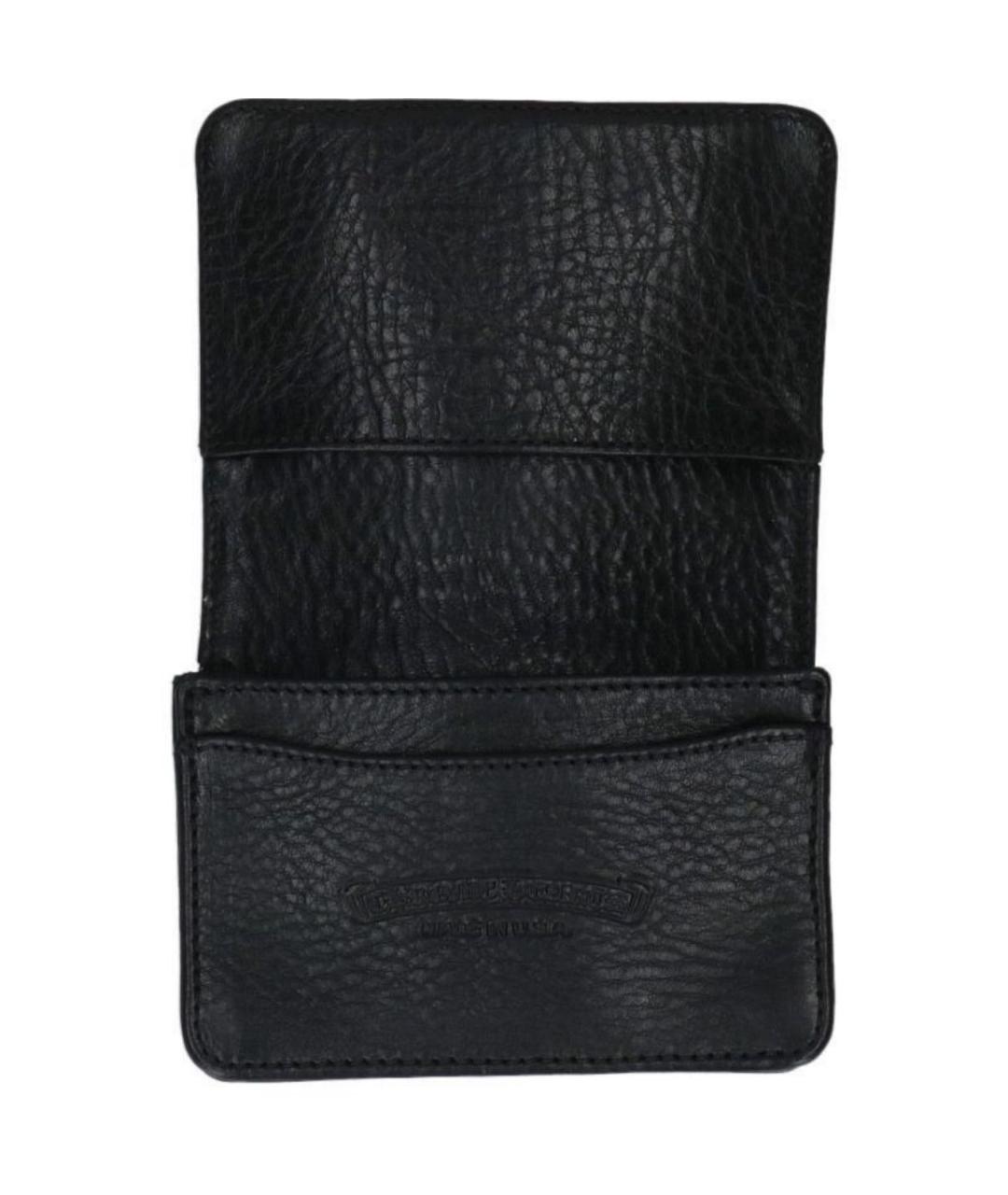 CHROME HEARTS Черный кожаный кардхолдер, фото 2