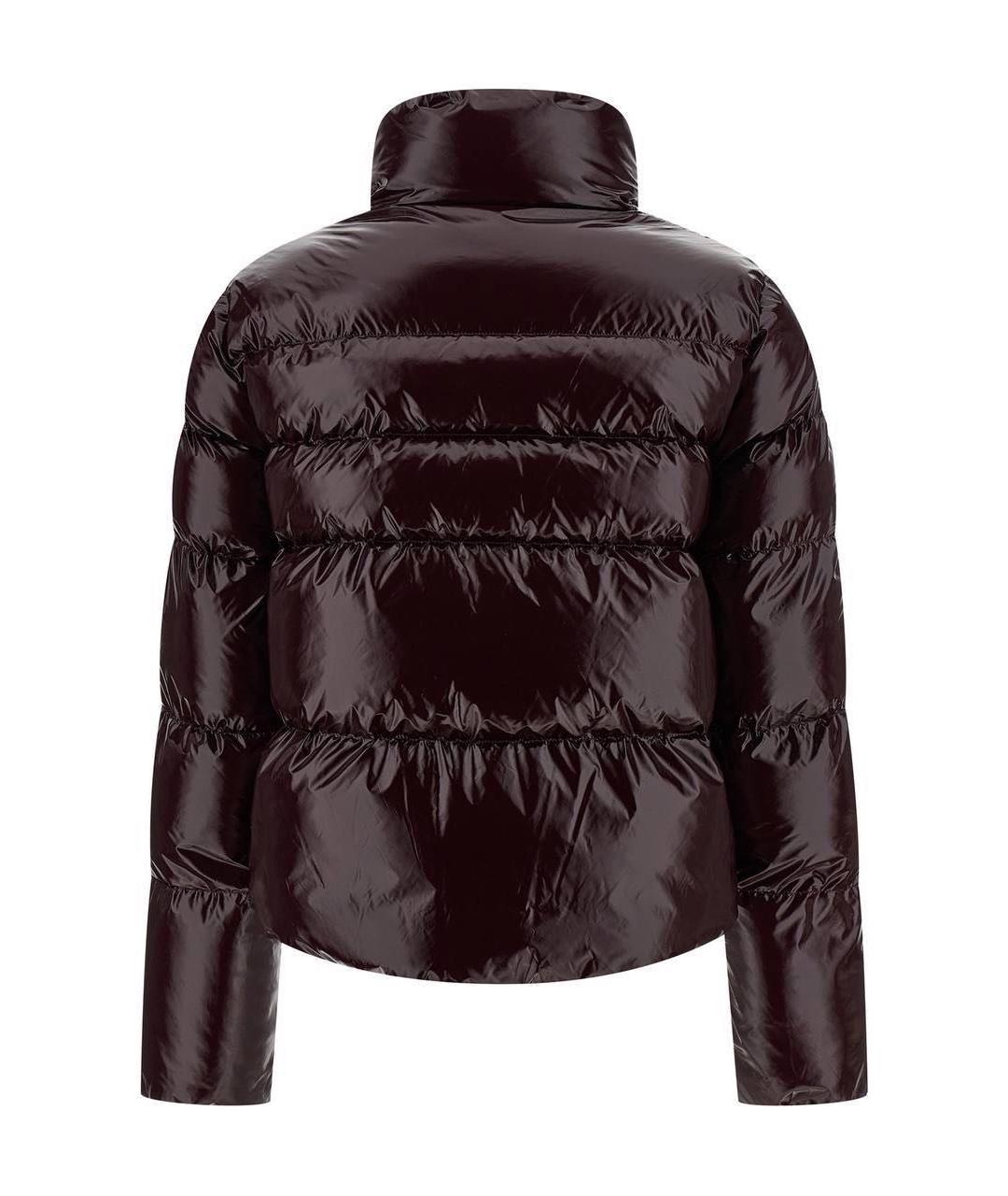 PINKO Коричневая полиамидовая куртка, фото 2