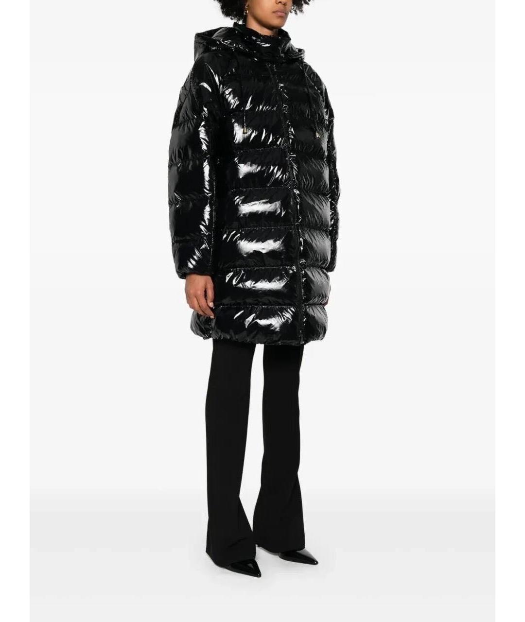 PINKO Черный полиамидовый пуховик, фото 7