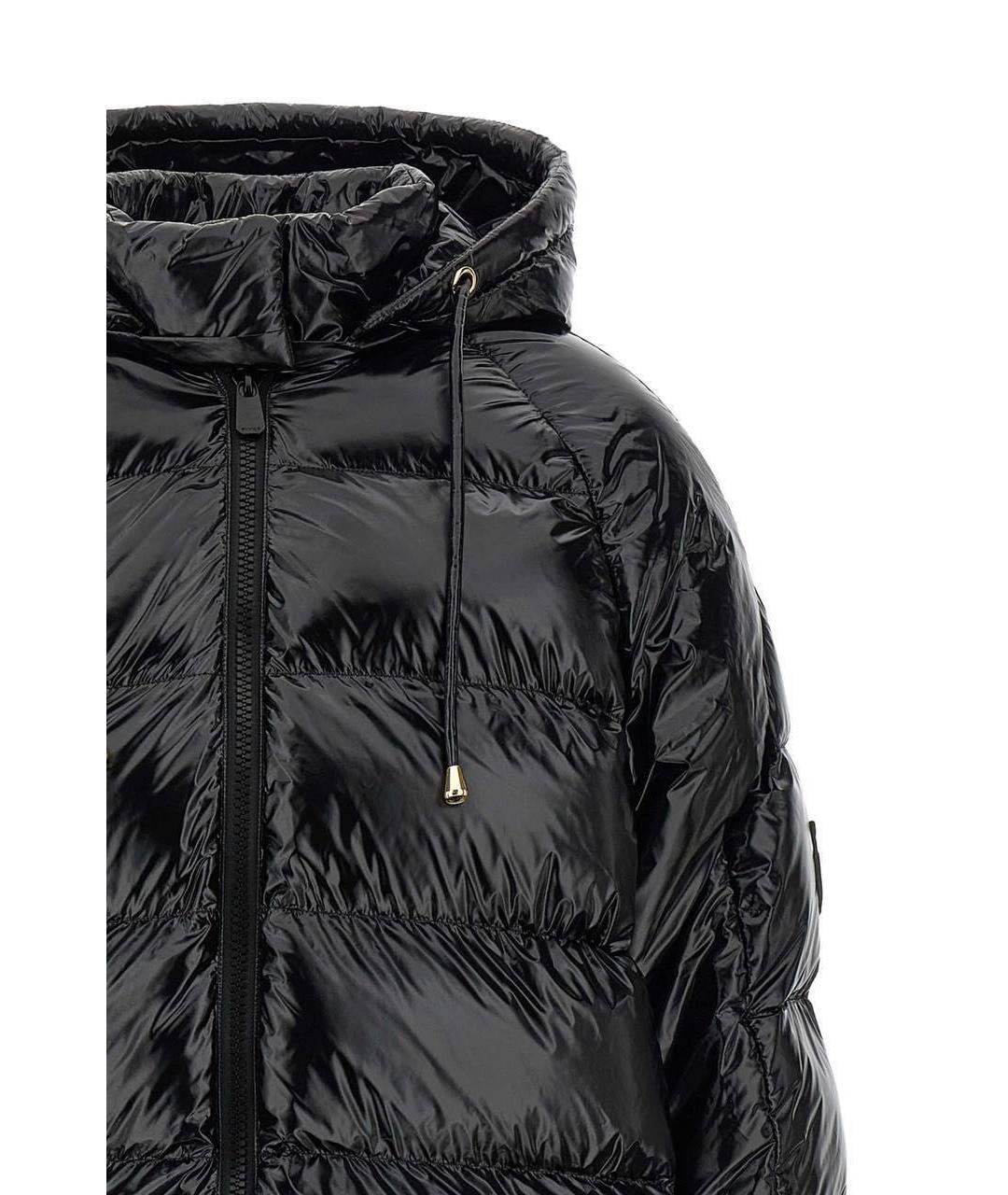 PINKO Черный полиамидовый пуховик, фото 3