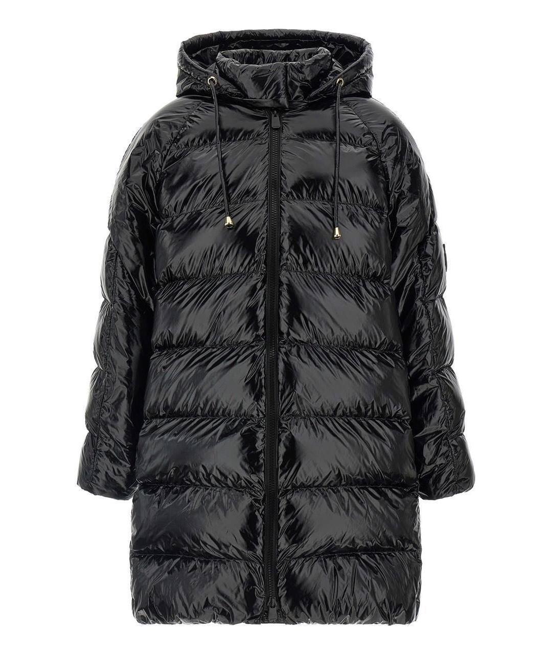 PINKO Черный полиамидовый пуховик, фото 1