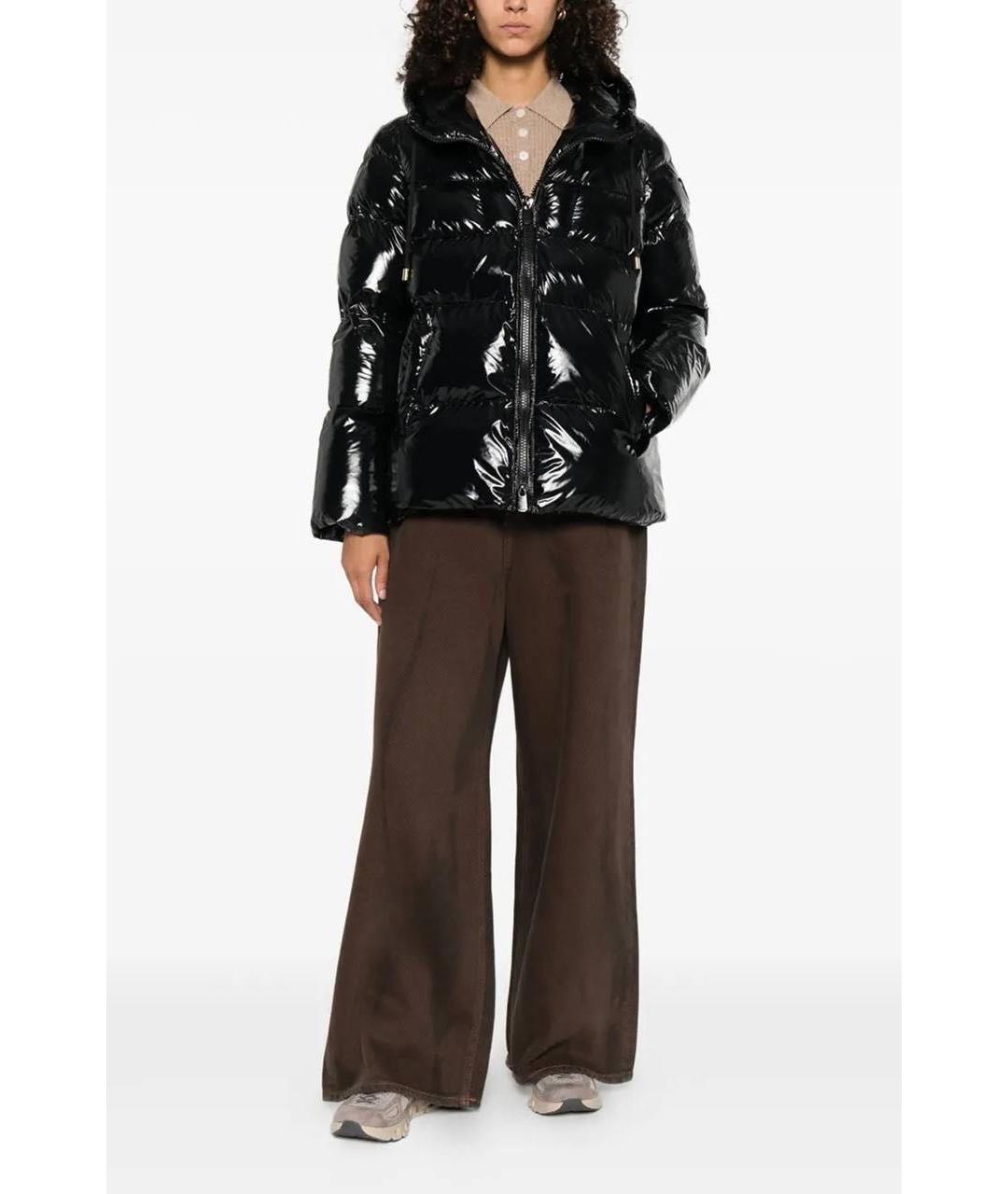 PINKO Черная полиамидовая куртка, фото 8