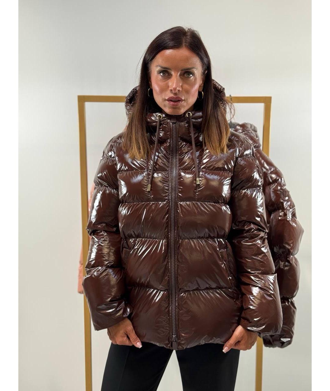 PINKO Коричневая куртка, фото 7