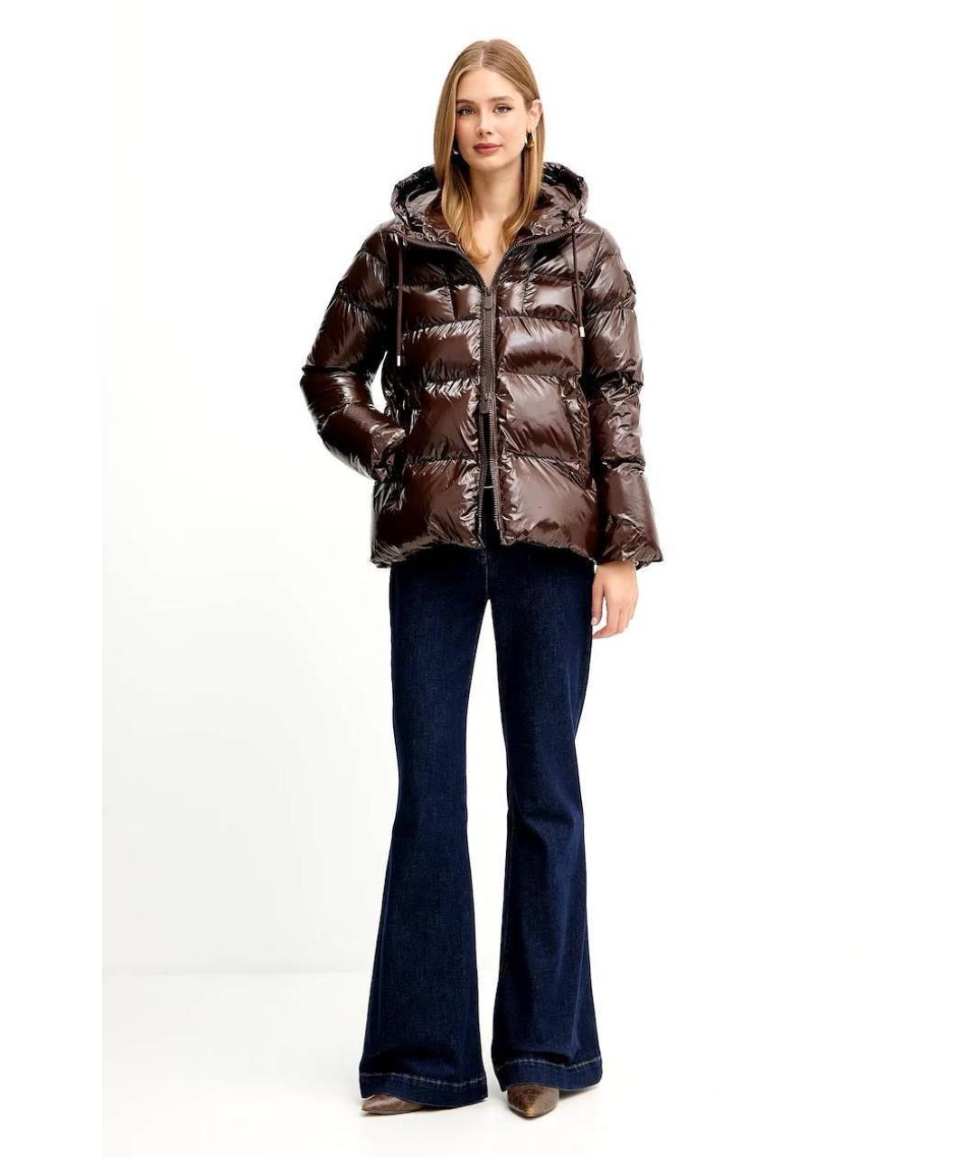 PINKO Коричневая куртка, фото 5
