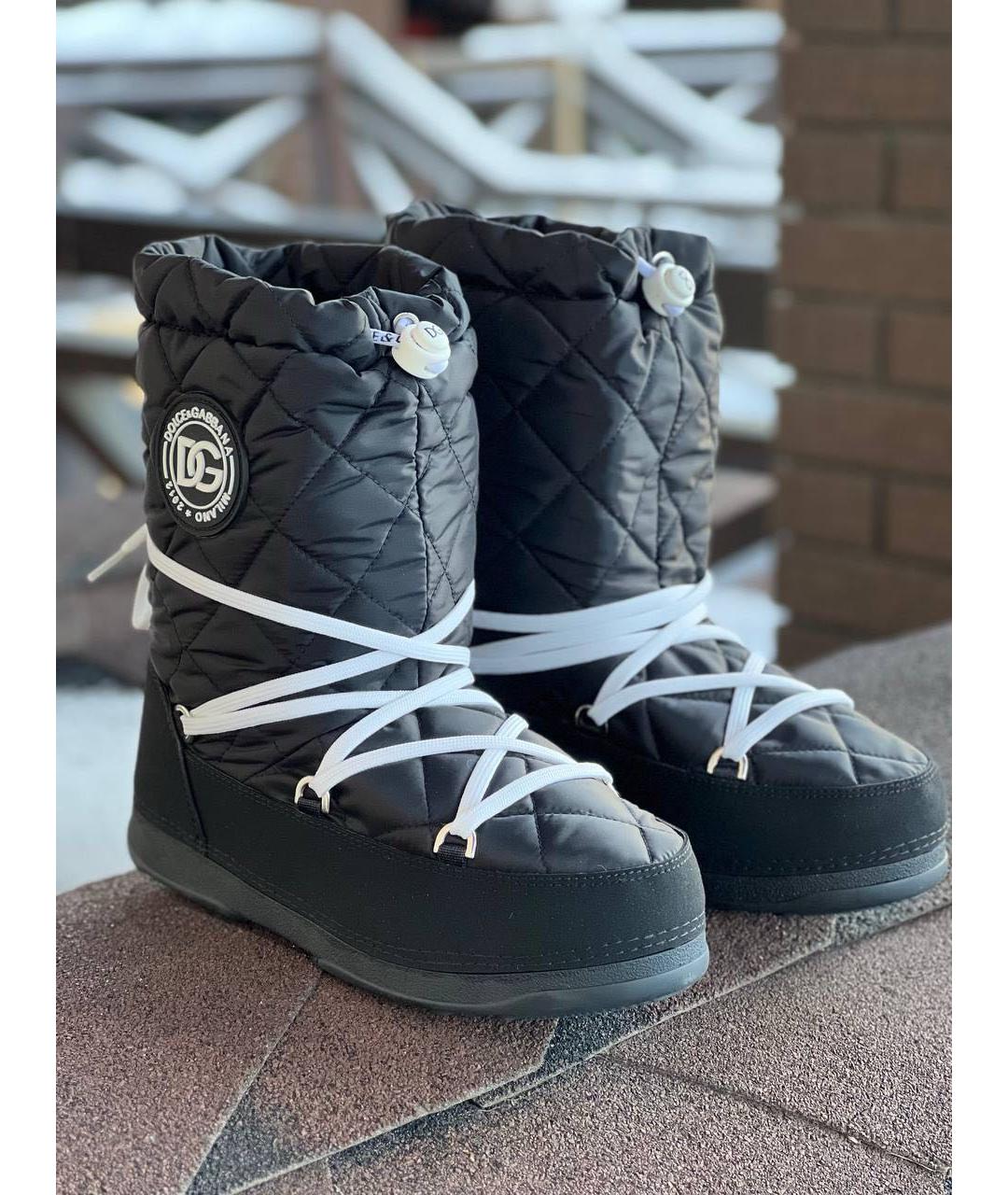 DOLCE&GABBANA Черные ботинки, фото 5