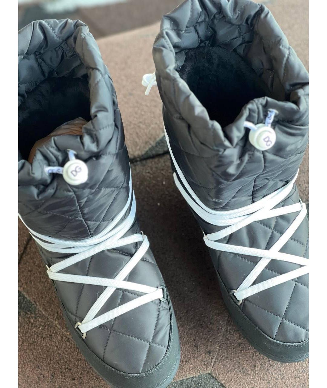 DOLCE&GABBANA Черные ботинки, фото 3