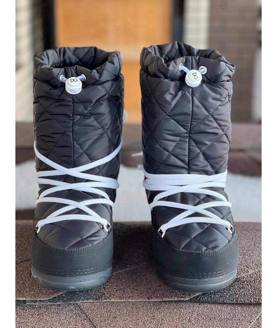 DOLCE&GABBANA Черные ботинки, фото 4