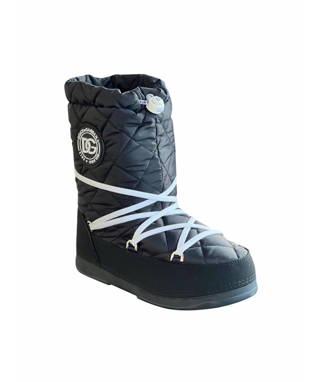 DOLCE&GABBANA Черные ботинки, фото 1