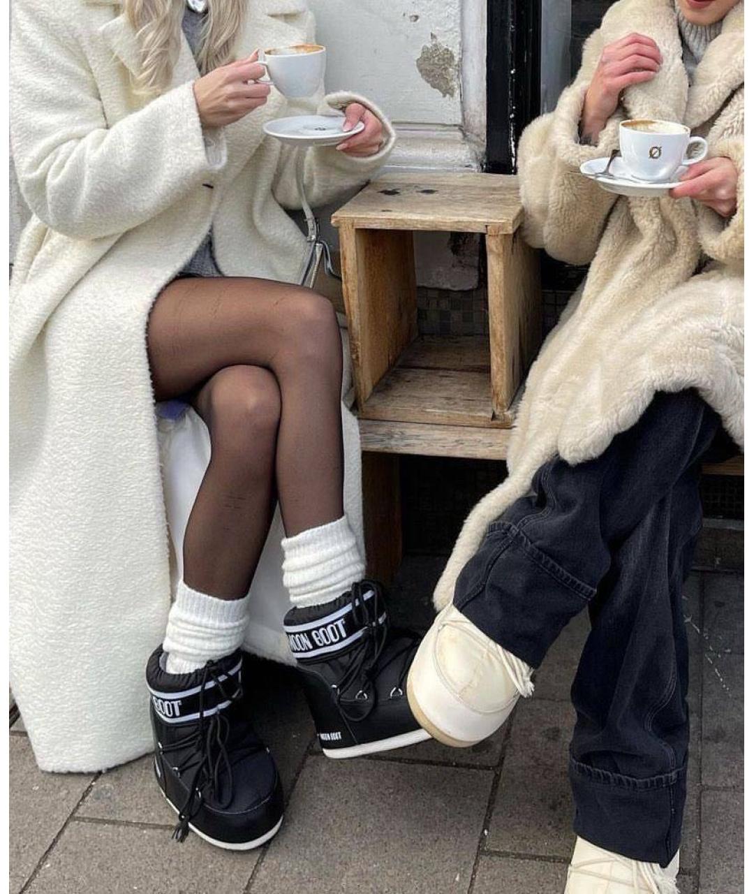 MOON BOOT Черные сапоги, фото 4