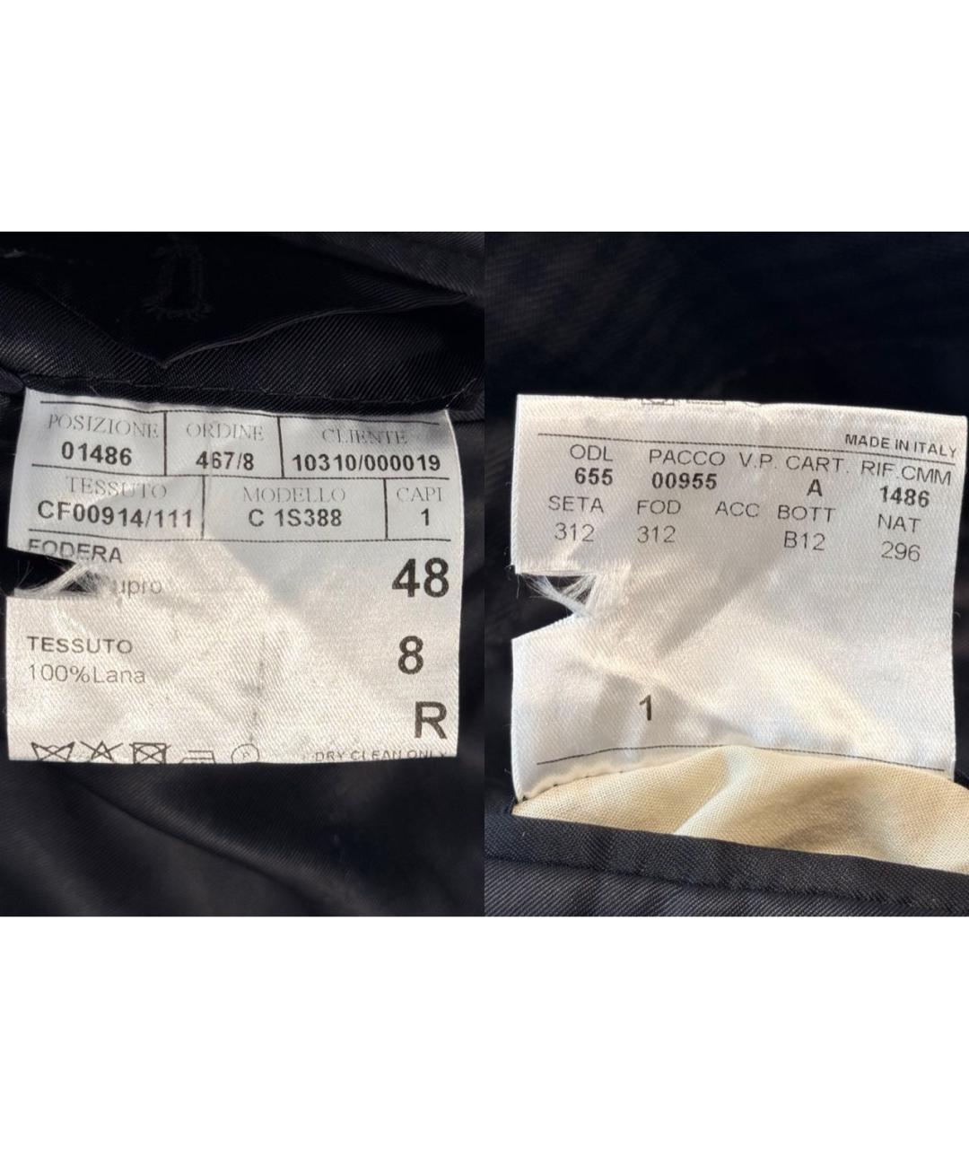 CANALI Синий шерстяной пиджак, фото 8