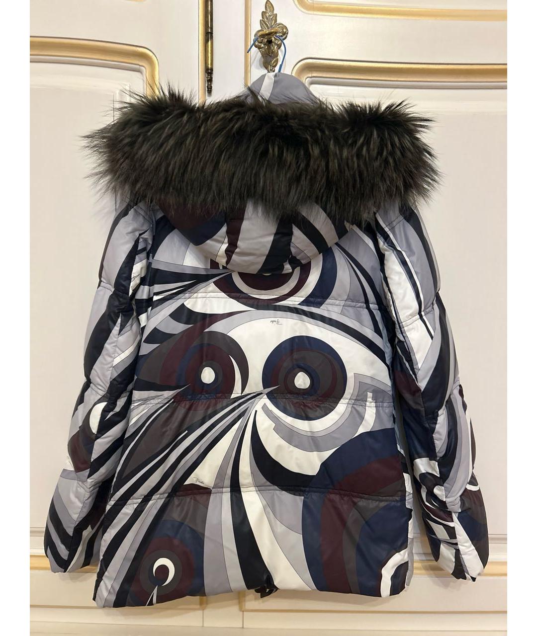 EMILIO PUCCI Мульти полиамидовый пуховик, фото 2